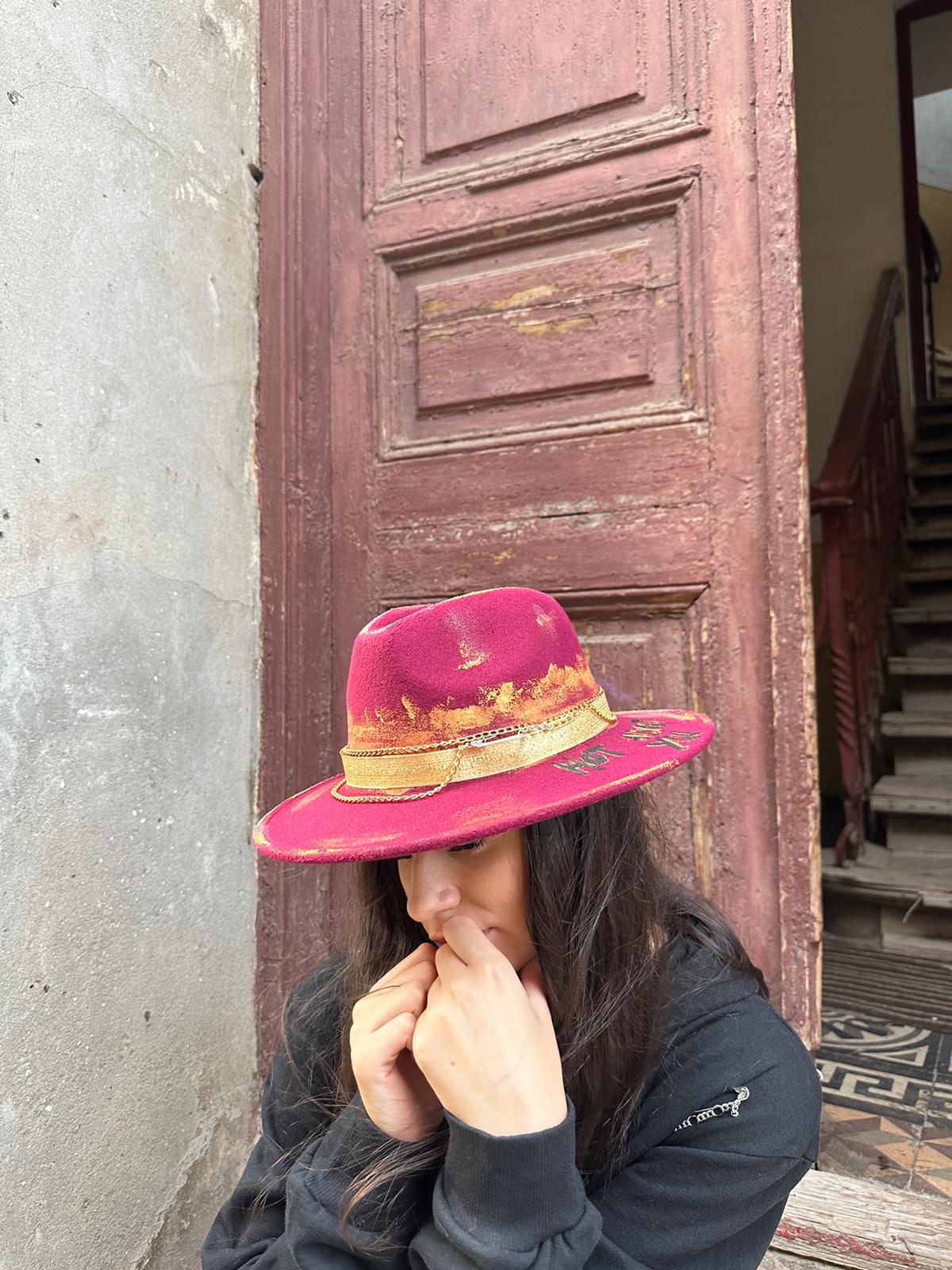 Artistic Hat - Handpainted Premium - Allabout_painting