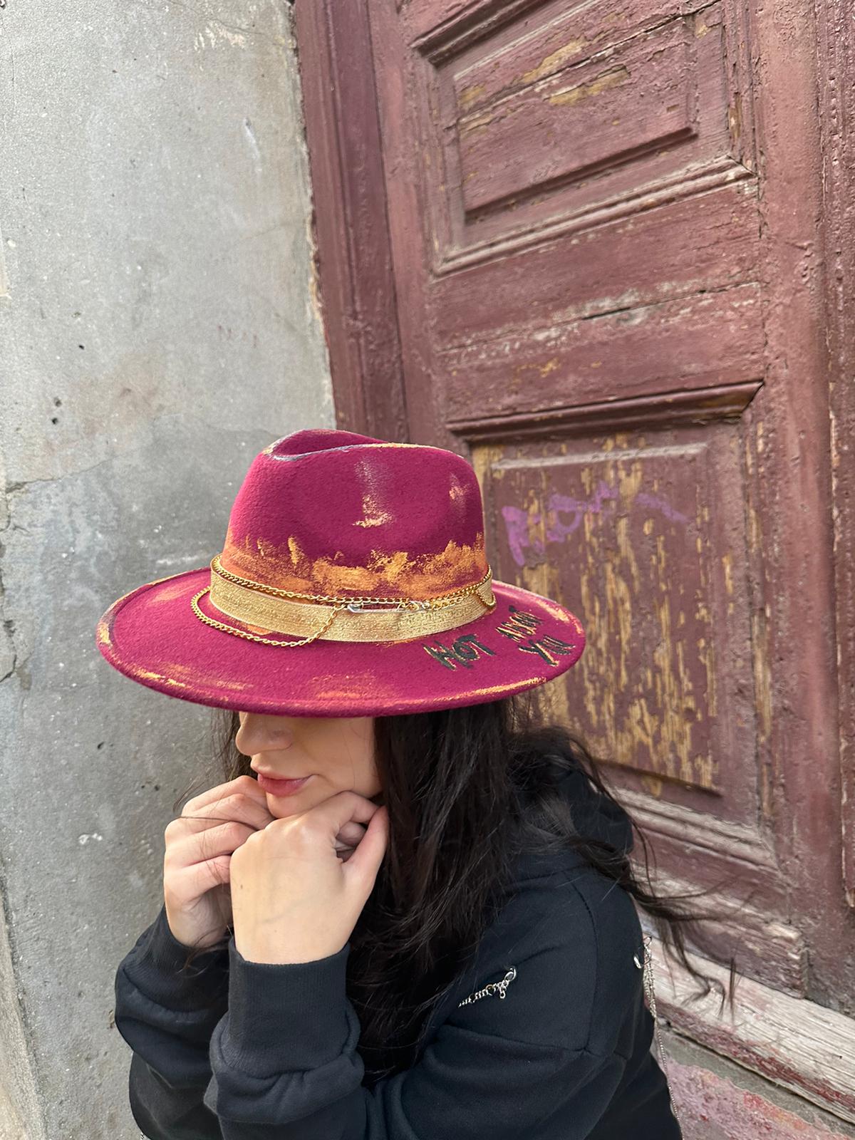 Artistic Hat - Handpainted Premium - Allabout_painting