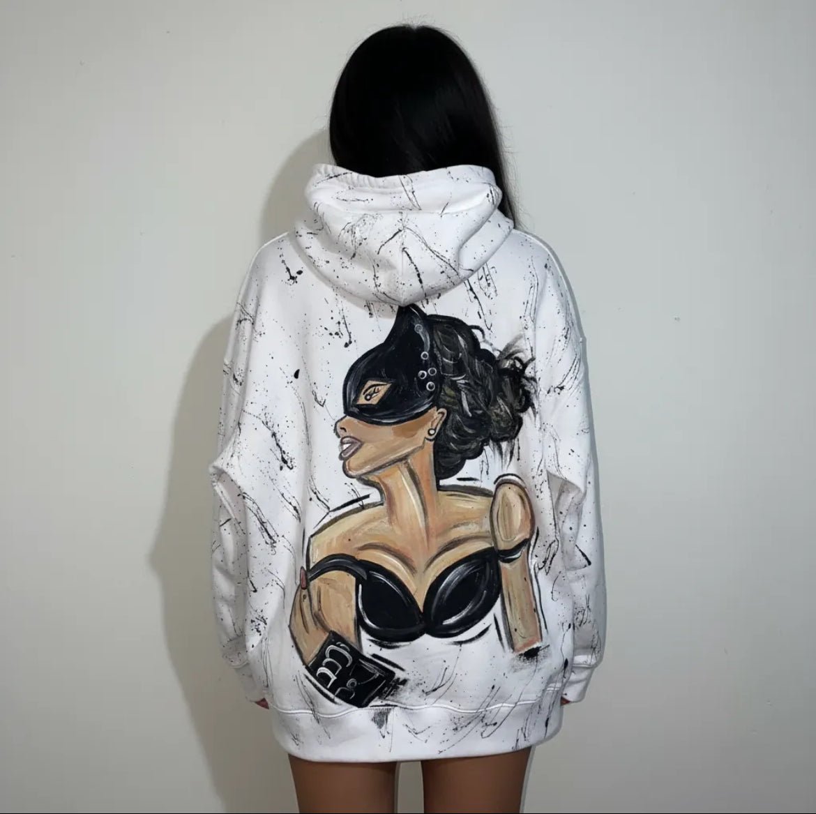 Hoodie Feminin Artistic - Handpainted Premium - Allabout_painting