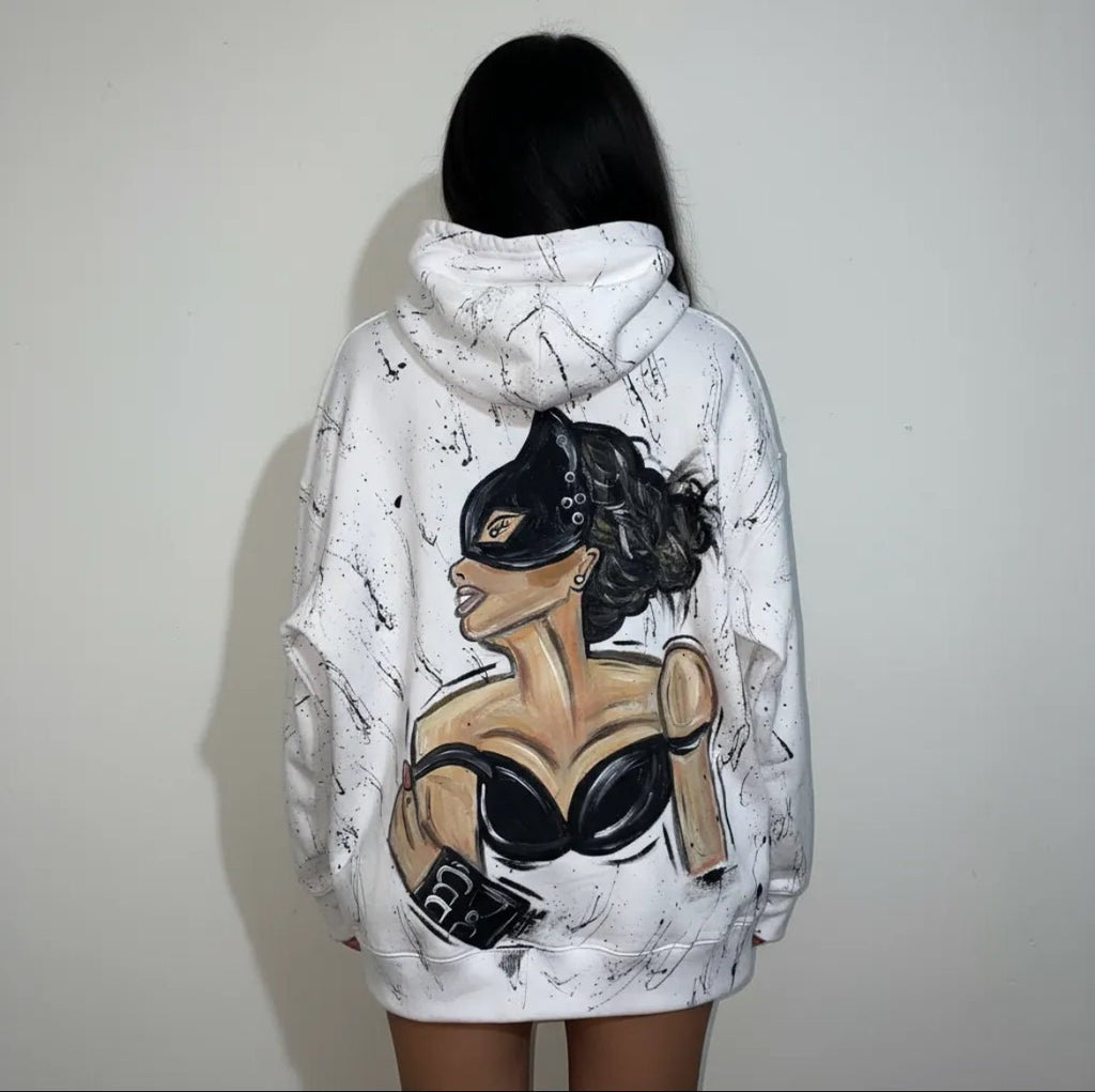 Hoodie Feminin Artistic - Handpainted Premium - Allabout_painting