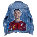 Jachetă Denim Cristiano - Handpainted Premium - Allabout_painting