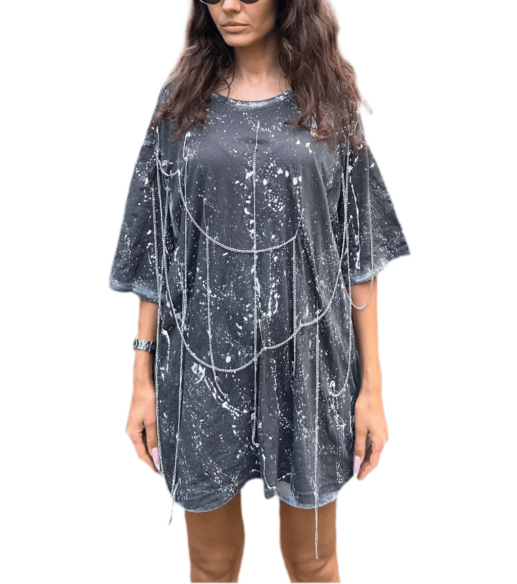 Oversize splash t shirt - Allabout_painting