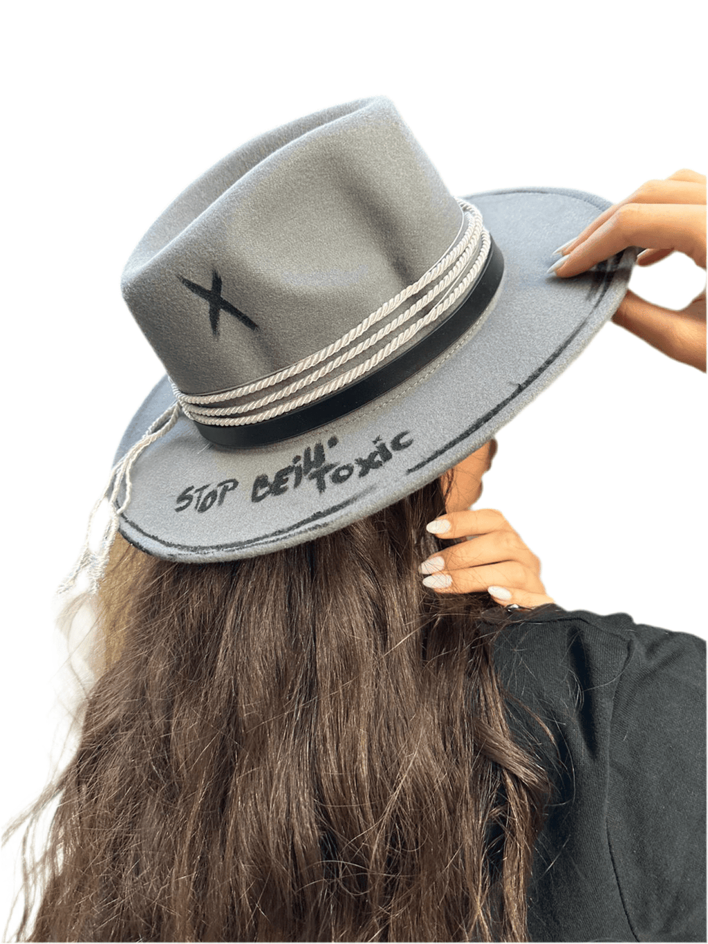 Pălărie Stop Bein' Toxic - Handmade Premium - Allabout_painting