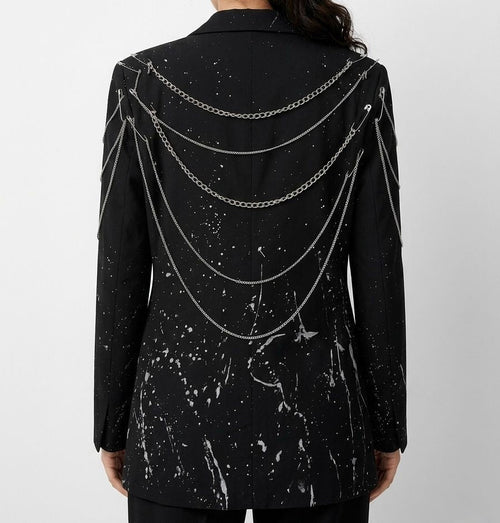 Sacou Statement - Accesorizat Handmade - Allabout_painting