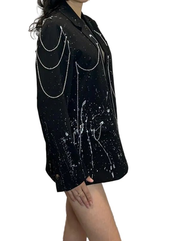 Sacou Statement - Accesorizat Handmade - Allabout_painting