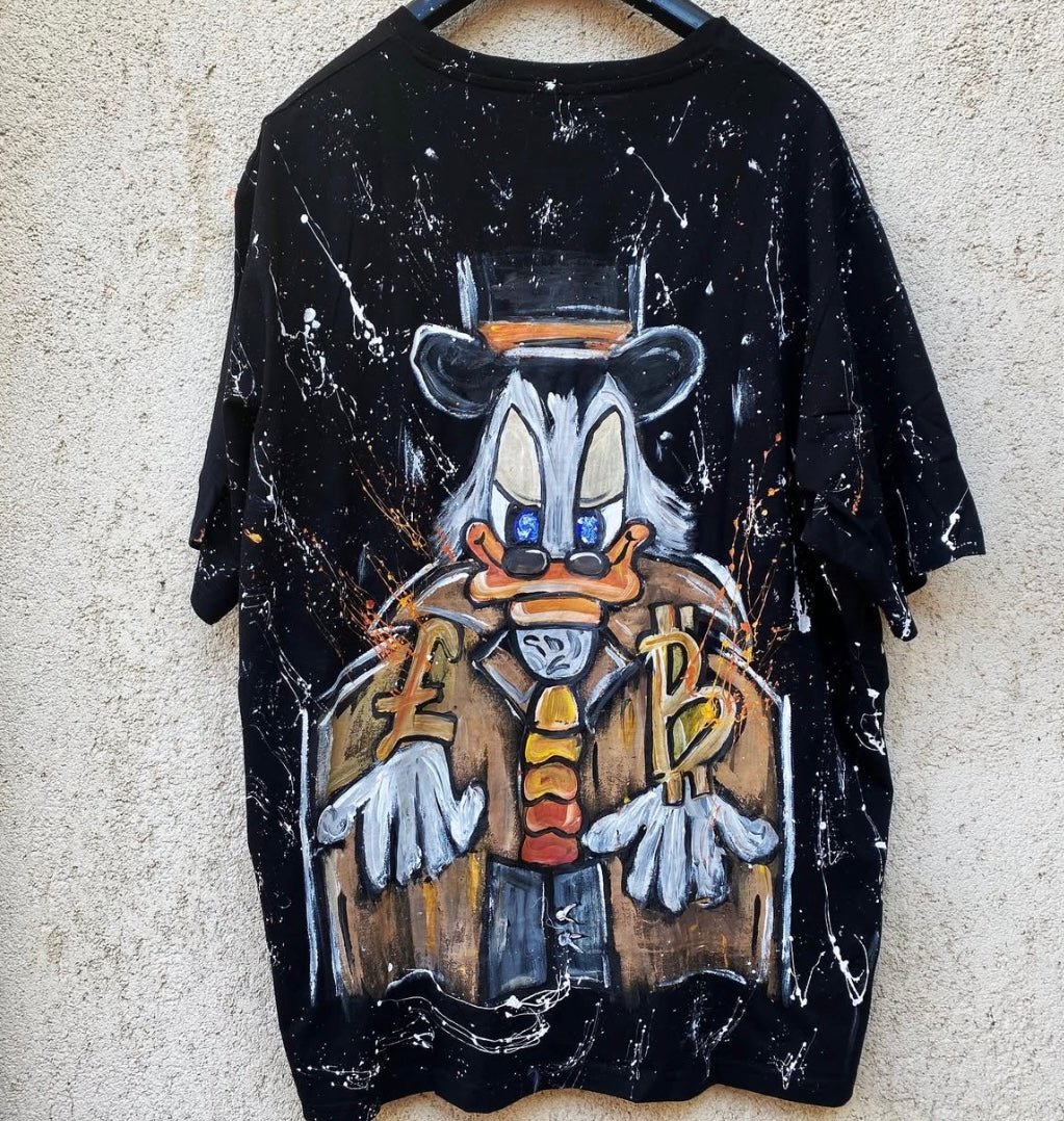 Tricou pictat manual - Allabout_painting